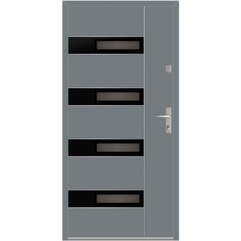 Drzwi Zewnętrzne Gerda Villach Thermo Premium Różne Kolory