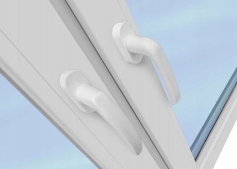Okno PCV Plastikowe 2 Szybowe Białe Od Ręki 1165 x 1135 mm Typowe