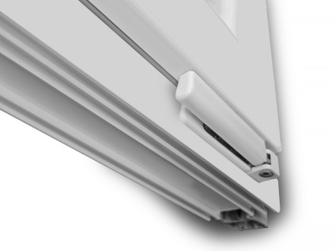 Okno PCV Plastikowe Typowe 2 Szybowe Białe 565 x 835