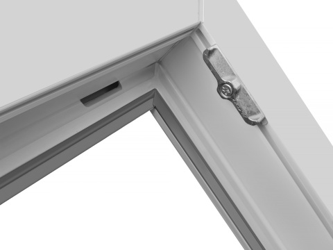 Okno PCV Plastikowe Typowe 2 Szybowe Białe 565 x 835