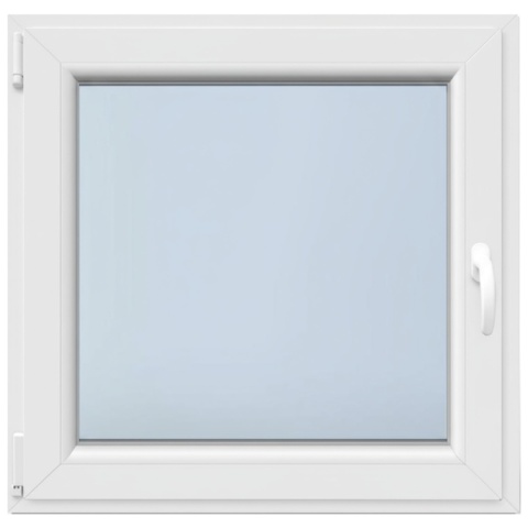 Okno PCV Plastikowe Typowe 2 Szybowe Białe 865 x 835