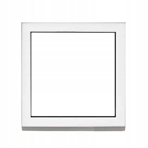 Ciepłe Okno Trzyszybowe FIX 565 x 535 Monolit Rózne Kolory