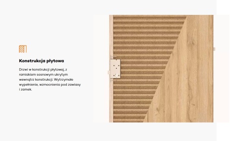 Drzwi Płytowe Drzwi Vetro D2 Połyskowe i Matowe Wewnętrzne DRE Modele Kolory