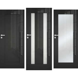 Drzwi Ramowe Ilis Połyskowe i Matowe Wewnętrzne DRE Modele Kolory