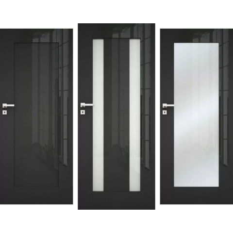 Drzwi Ramowe Ilis Połyskowe i Matowe Wewnętrzne DRE Modele Kolory