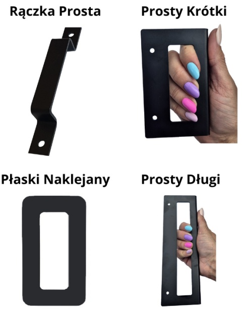 Drzwi Przesuwne Szklane LAGUNA Aluminium Czarne Lustro Montaz do sufitu