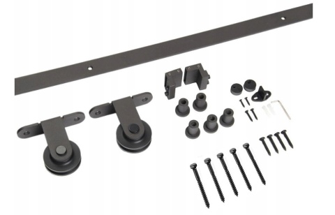 Drzwi Przesuwne Szklane Thor Aluminium Czarne 12 pól Szyba do Wyboru