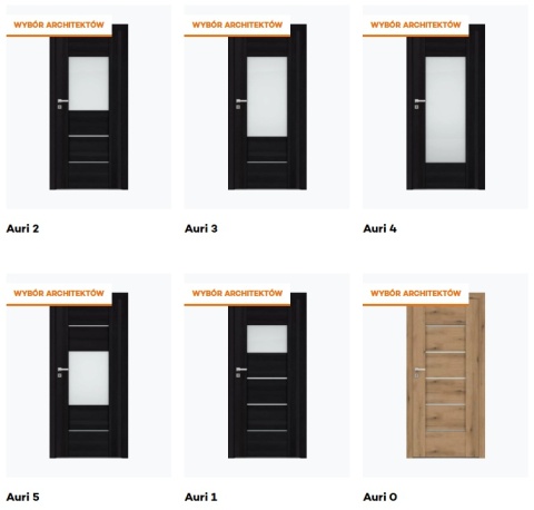 Drzwi Wewnętrzne DRE Ramowe Auri Kolory Modele