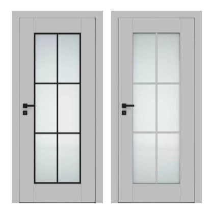 Drzwi Wewnętrzne DRE Ramowe Estra Loft Kolory Modele