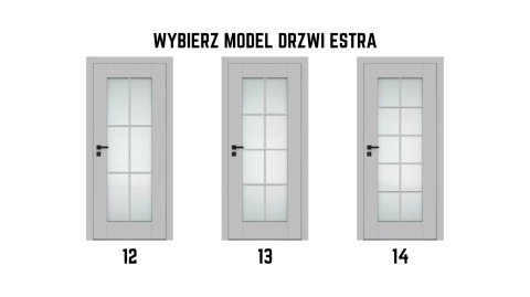 Drzwi Wewnętrzne DRE Ramowe Estra Loft Kolory Modele