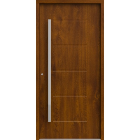 Drzwi Zewnętrzne Gerda Premium Aspen 1 Antywłamaniowe RC2 Komplet