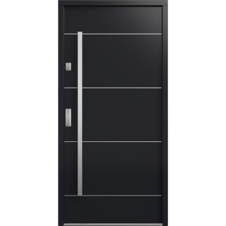 Drzwi Zewnętrzne Gerda Premium Drezno 1 Antywłamaniowe RC2 Kompletny Zestaw