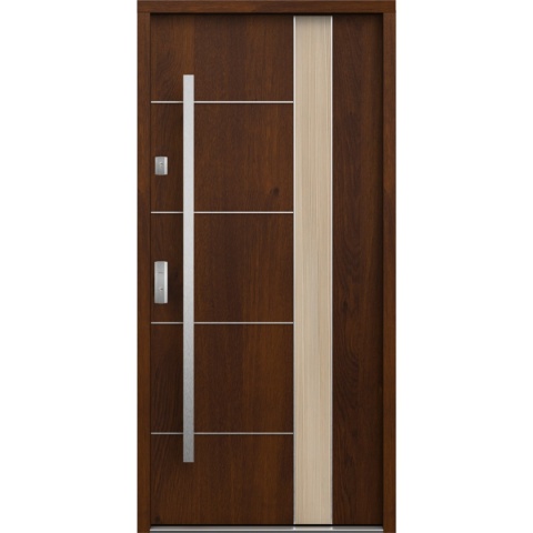 Drzwi Zewnętrzne Gerda Premium Kronach 3 Antywłamaniowe RC2 Kompletny Zestaw