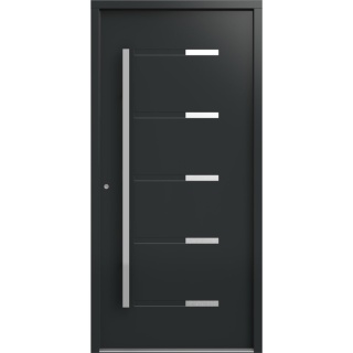 Drzwi Zewnętrzne Gerda Premium Pełne Aspen 2 RC3 Komplet Pochwyt