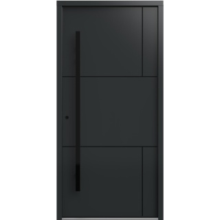 Drzwi Zewnętrzne Gerda Premium Sion B Antywłamaniowe RC2 Komplet Ościeżnica Zamki Klamki