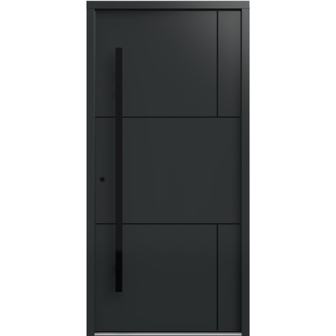 Drzwi Zewnętrzne Gerda Premium Sion B Antywłamaniowe RC2 Komplet Ościeżnica Zamki Klamki