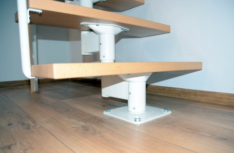 Schody modułowe proste BOSTON Białe / Buk 74 cm WARIANTY