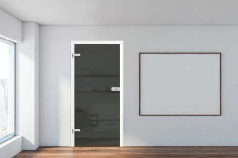 Drzwi Szklane Loftowe GRAF Erkado Ościeżnica Wzory Kolory