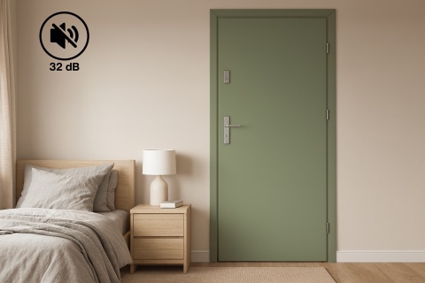 Drzwi Wejściowe do Mieszkań 32 dB Komplet Salida 01 Różne Kolory Komplet