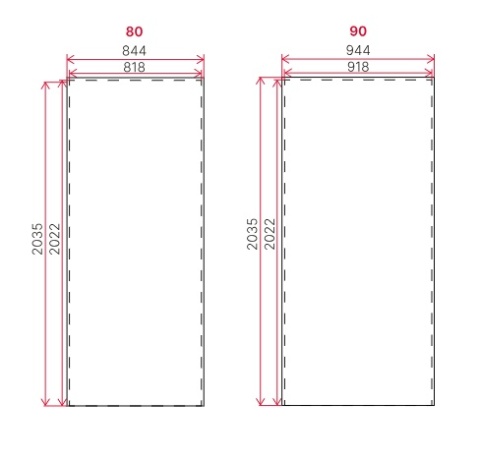 Drzwi Wejściowe do Mieszkań 32 dB Komplet Salida 02 Jodełka Różne Kolory Komplet