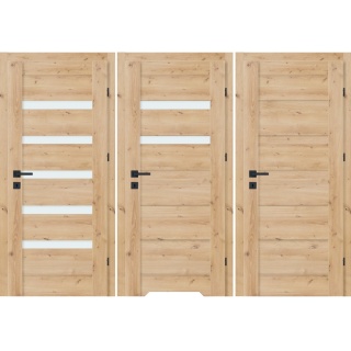 Drzwi Wewnętrzne Fresno Ramowe Dąb Artisan| NA MAGAZYNIE z ościeżnicą opcja