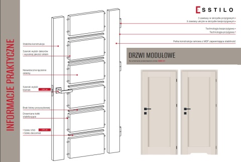 Drzwi Fresno Ramowe Dąb Artisan Czarna Szyba | NA MAGAZYNIE z ościeżnicą opcja