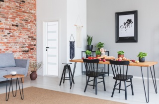 Drzwi Fresno Ramowe Kaszmir Czarna Szyba | NA MAGAZYNIE z ościeżnicą opcja