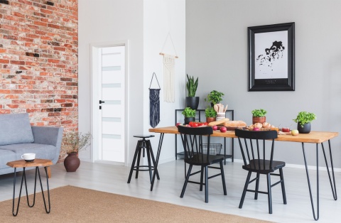 Drzwi Wewnętrzne Fresno Ramowe Białe | NA MAGAZYNIE z ościeżnicą opcja