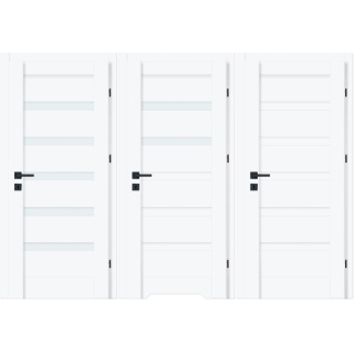 Drzwi Wewnętrzne Fresno Ramowe Białe | NA MAGAZYNIE z ościeżnicą opcja