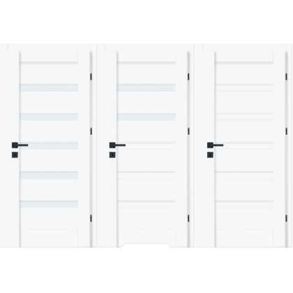 Drzwi Wewnętrzne Fresno Ramowe Białe | NA MAGAZYNIE z ościeżnicą opcja