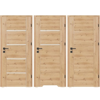 Drzwi Wewnętrzne Lento Ramowe Dąb Artisan | NA MAGAZYNIE z ościeżnicą opcja