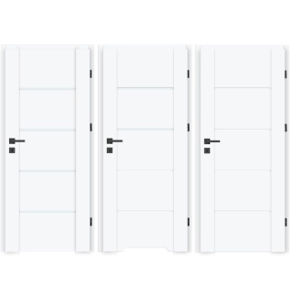 Drzwi Wewnętrzne Lento Ramowe Białe | NA MAGAZYNIE z ościeżnicą opcja