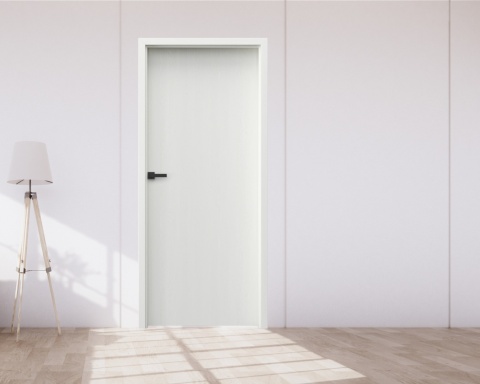 Drzwi Wewnętrzne Porta Trim Soft Typ P Przylgowe BIałe Komplet z Ościeżnicą