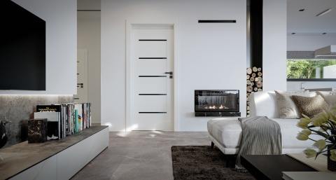 Drzwi Wewnetrzne Porta Verte Białe Ościeżnica Szybka Realizacja G.0 G.2 G.4