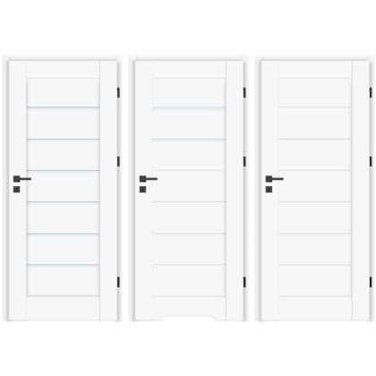 Drzwi Wewnętrzne Suerte Ramowe Białe | NA MAGAZYNIE z ościeżnicą opcja