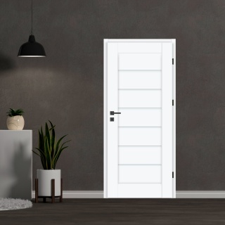 Drzwi Wewnętrzne Suerte Ramowe Białe | NA MAGAZYNIE z ościeżnicą opcja