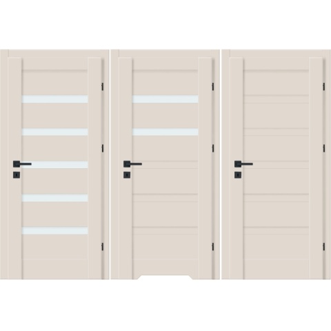 Drzwi Wewnętrzne Fresno Ramowe Kaszmir | NA MAGAZYNIE z ościeżnicą opcja