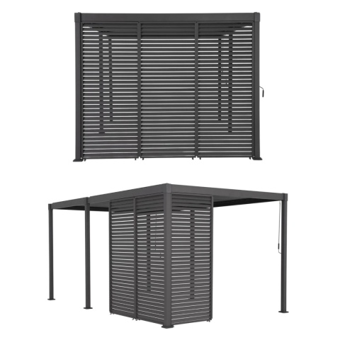 Panel Żaluzjowy Stały 93 cm do Pergoli Tarasowych MIRADOR