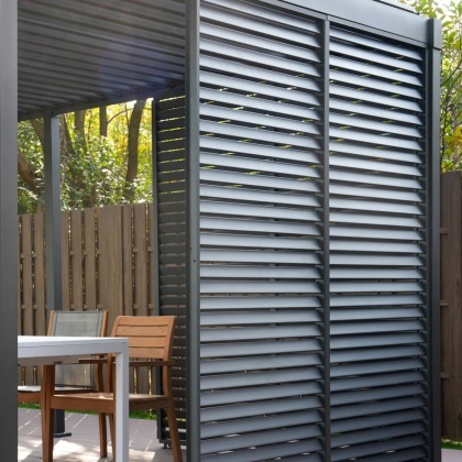 Panel Żaluzjowy Stały 93 cm do Pergoli Tarasowych MIRADOR