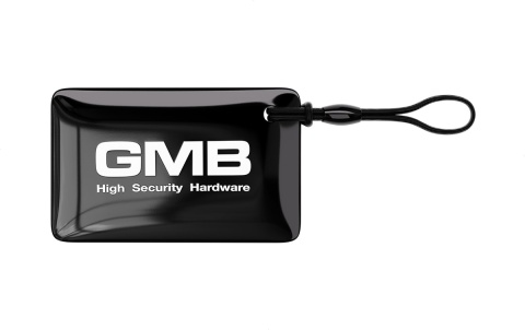 Wkładka SMART z czytnikiem linii papilarnych rozmiar 30/40, czarny, gałka od strony 30, czytnik linii od strony 40