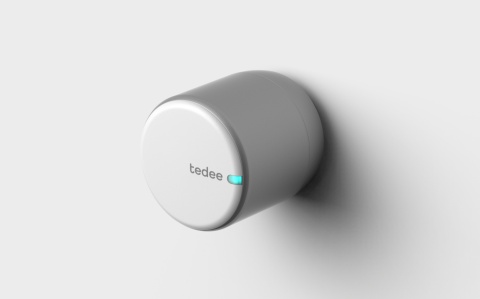 Zamek inteligentny tedee GO2 powered by GERDA (srebrny)