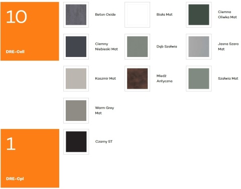 Drzwi Bezprzylgowe Nova DRE Pełne Różne Modele