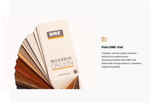 Drzwi DRE Standard 10 H=1983 mm Pełne Przylgowe Różne Kolory