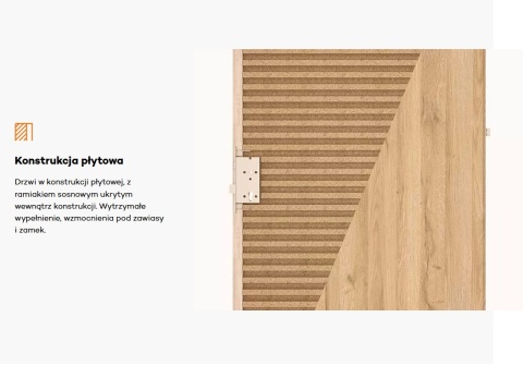 Drzwi DRE Standard 10 H=2240 mm Pełne Przylgowe Różne Kolory