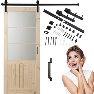 Drzwi Przesuwne Duo Loft Szpros Sosna z systemem przesuwnym LOFT Opcja