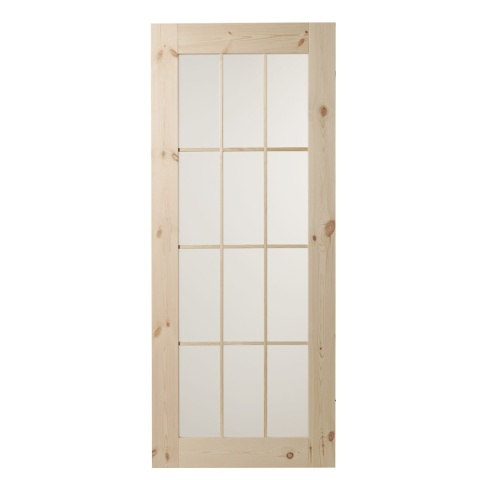 Drzwi Przesuwne Drewniane Sosna Lamino Glass z systemem przesuwnym LOFT Opcja