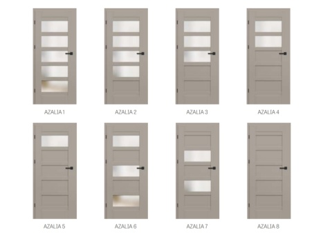 Drzwi Wewnętrzne AZALIA Erkado Przylgowe Bezprzylgowe Kolory Modele