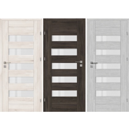 Drzwi Wewnętrzne Bergamo Ramowe Przylgowe Modele Kolory Ościeżnica opcja Zestaw