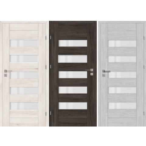 Drzwi Wewnętrzne Bergamo Ramowe Przylgowe Modele Kolory Ościeżnica opcja Zestaw