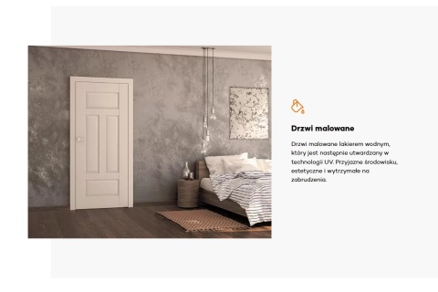 Drzwi Wewnętrzne DRE Binito 30 Malowane UV Kolory